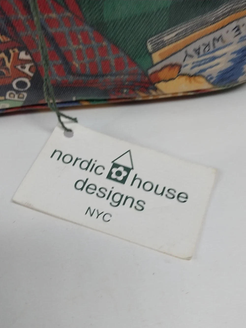 Vtg Nordic House Designs Country Club Golf Toiletry Cosmetic Make-Up Travel Case